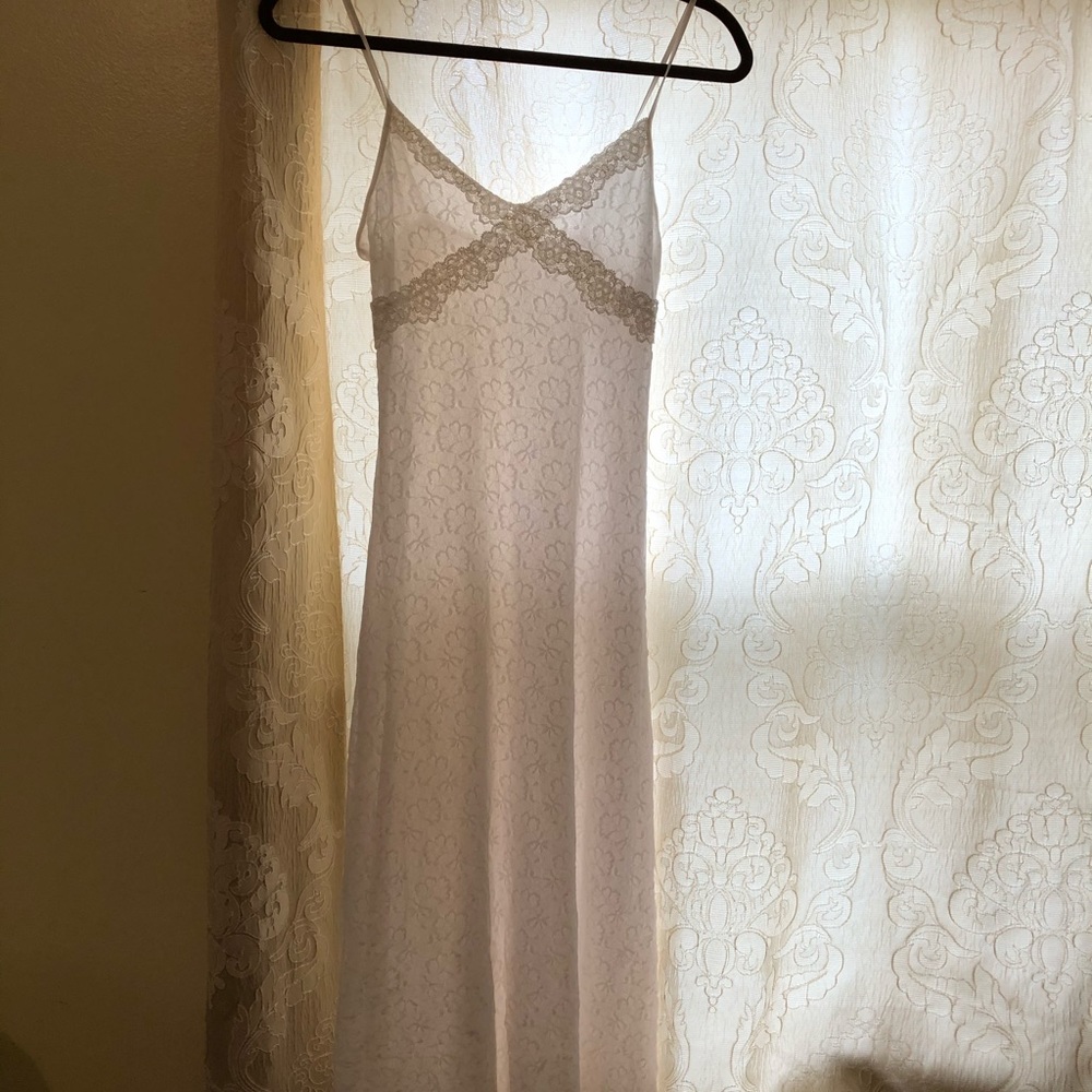Hanky Panky White Lace Slip Nightgown